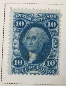 Scott R-32a 1862-71 10 cent  internal revenue bill of lading stamp