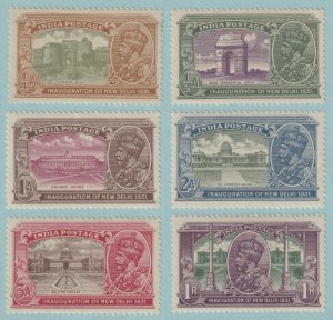 INDIA 129 - 134  MINT HINGED OG * NO FAULTS VERY FINE! - S536 