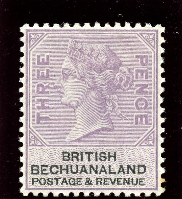 Bechuanaland 1887 3d lilac & black MLH. SG 12. Sc 13.
