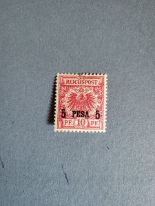 Stamps German East Africa Scott #3 hinged