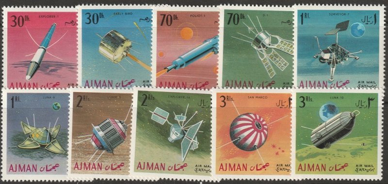 Ajman Michel 257-266 complete set MNH