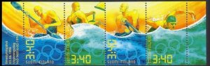 Finland 1996 MNH Stamps Booklet Scott 1008a Sport Olympic Games Canoeing