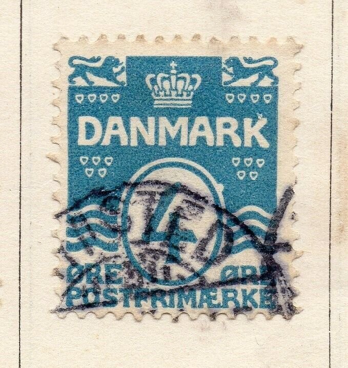 Denmark 1875 Early Issue Fine Used 4ore. NW-113858