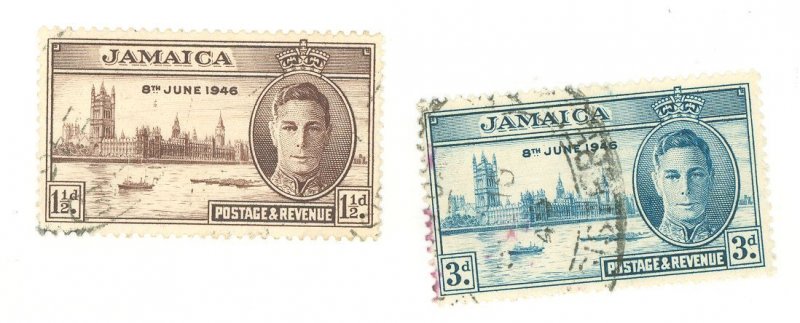 Jamaica #136-7 Used Single