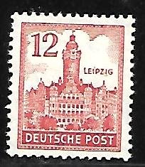 Germany - Soviet Zone - West Saxony - Mi155y 14N20 - VF - MNH (NH)