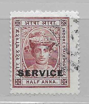 India - Indore o1 Maharaja Yeshwant Rao II single Used