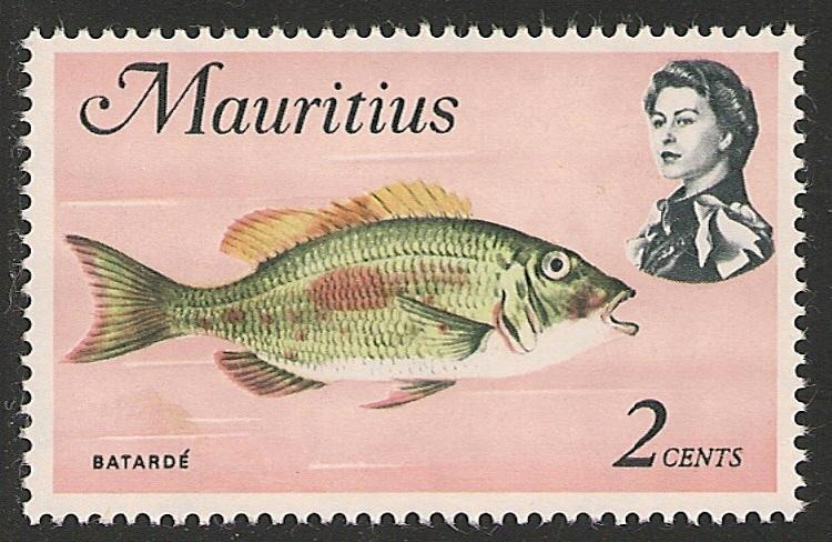 Mauritius #339 VF MNH - 1969 2c Batarde Fish 