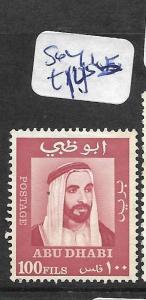 ABU DHABI (PP1002B) SHEIKH 100F  SG 41  VFU