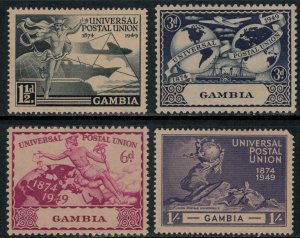 Gambia #148-51*  CV $3.10