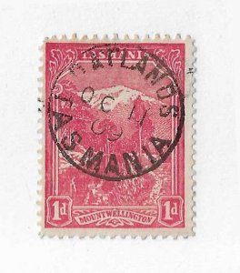 Tasmania Sc #103  1p used with better CDS  VF