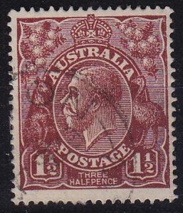 AUSTRALIEN AUSTRALIA [1918] MiNr 0057 a X ( O/used ) [01] Rand Wz