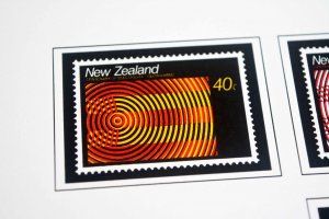 COLOR PRINTED NEW ZEALAND 1967-1989 STAMP ALBUM PAGES (93 illustrated pages)