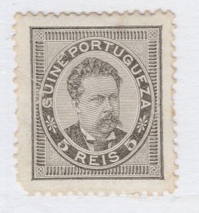 Portugal Guinea 1886 5r Perf. 12 3/4MH* Stamp A22P8F8066-