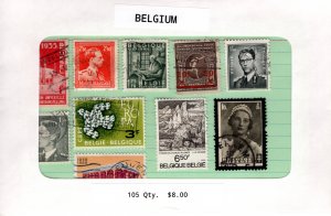 Belgium Packet Used v/vf