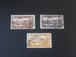 New Zealand 1931 Airmail Sc C1-3 set FU