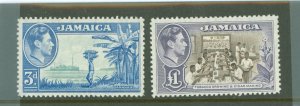 Jamaica #140-141 Unused Multiple