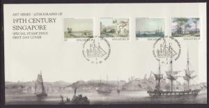 Singapore 559-562 Paintings U/A FDC