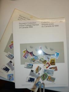 1986 Souvenir Collection of Canadian Postage Stamps 