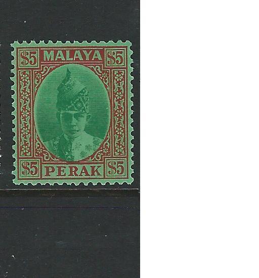 MALAYA PERAK  (P1608B) $5.00 SC120  MOG