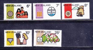 New Zealand 593-597 Set MNH Various (A)