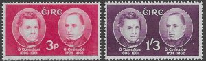 Ireland 182-83  1962  set  2 fvf mint nh