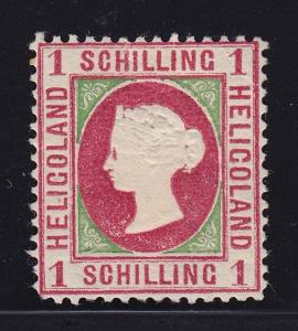 Heligoland Scott # 6 VF mint original gum scv $ 175 ! see pics !