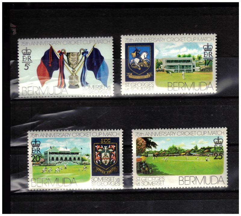 BERMUDA Scott 343-346 MNH