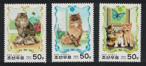 Korea Cats 3v 2000 MNH SG#N3965-N3967 MI#4266-4268