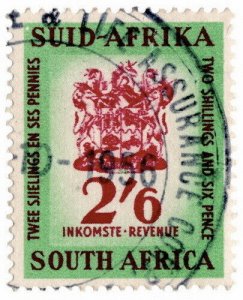 (I.B) South Africa Revenue : Duty Stamp 2/6d (1954)