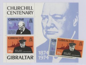 Gibraltar #316-317A Mint (NH) Single (Complete Set)