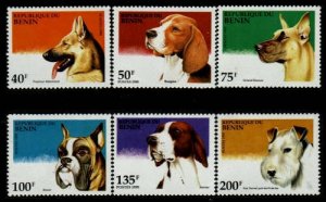 Benin MNH Scott # 741-46 Dogs Set of 6 stamps