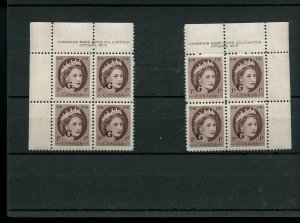 O40 G overprint Wilding Plate blk #5 VF MNH Cat$6 RAMDOM PICK 1 stamps Canada