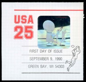USA U618 Mint Cut Square First Day Cancel