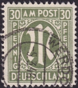 Germany Occupation - AMG Issue 1945-46, Type II #3N1-3N20 vf u