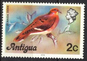 Antigua 1978 Birds Doves Pigeons MNH**