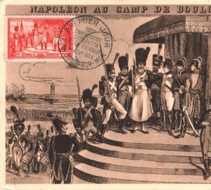 FRANCE 1954 FDC MAXI CARD *NAPOLEON BONAPARTE* Boulogne {samwells-covers}MA159