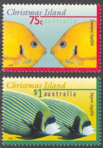 Christmas Island 1995 Scott #374-375 Mint Never Hinged