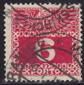 Austria J37 Postage Due 6h 1908