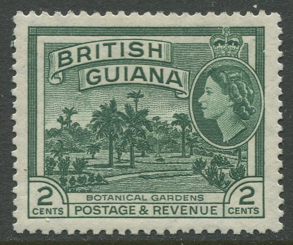 STAMP STATION PERTH British Guiana #254 QEII Definitive Issue MVLH CV$0.25