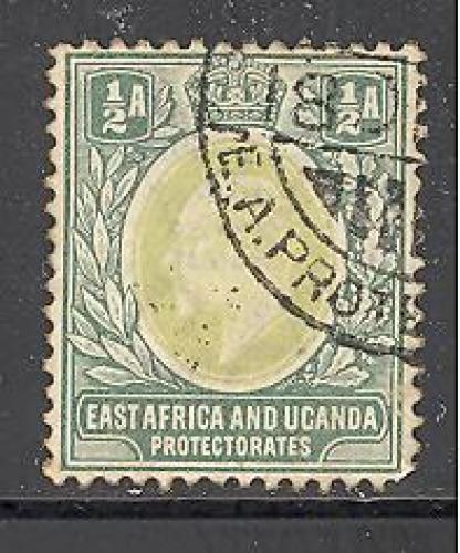 East Africa & Uganda 1 used SCV $ 16.00 (RS)