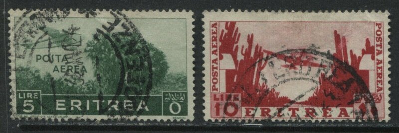 Eritrea 1936 the 2 Airmail high values used