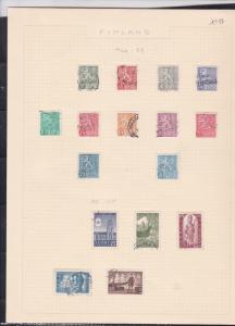 finland 1954-59  stamps page ref 18044