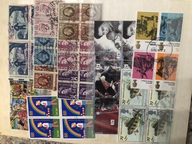 W.W Stamps In Stock Book + Some VERY OLD U.S Might Find Some Gems