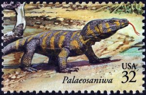 SC#3136l 32¢ World of Dinosaurs: Palaeosaniwa (1997) MNH
