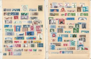 Italy Stamp Collection on 5 Pages, #714//1174 Mint NH Sets, 1956-1974, JFZ