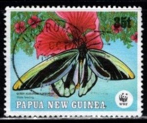 Papua New Guinea - #700 Butterfly - Used