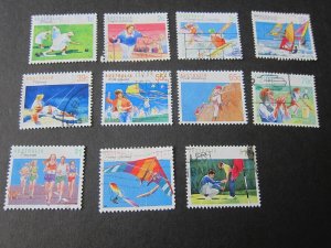 Australia 1989 Sc 1106,07,09,1110-5,1117-8 FU