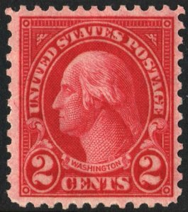 SC#634 2¢ Washington Single (1927) MNH