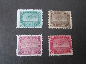 Cook Islands 1902 Sc 30,33,36,38 MH