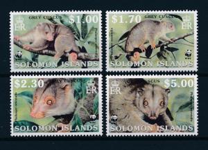 [54011] Solomon Islands 2002 Wild animals WWF Grey cuscus MNH